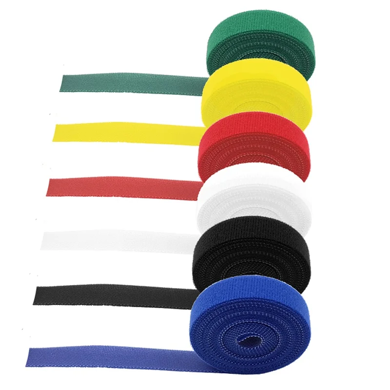 2/10M Dây Cáp Có Thể Tái Sử Dụng Vòng Lưng Tự Dính Dán DIY Phụ Kiện Dây Đeo Nylon Người Tổ Chức Kẹp Giữ Dây quản Lý