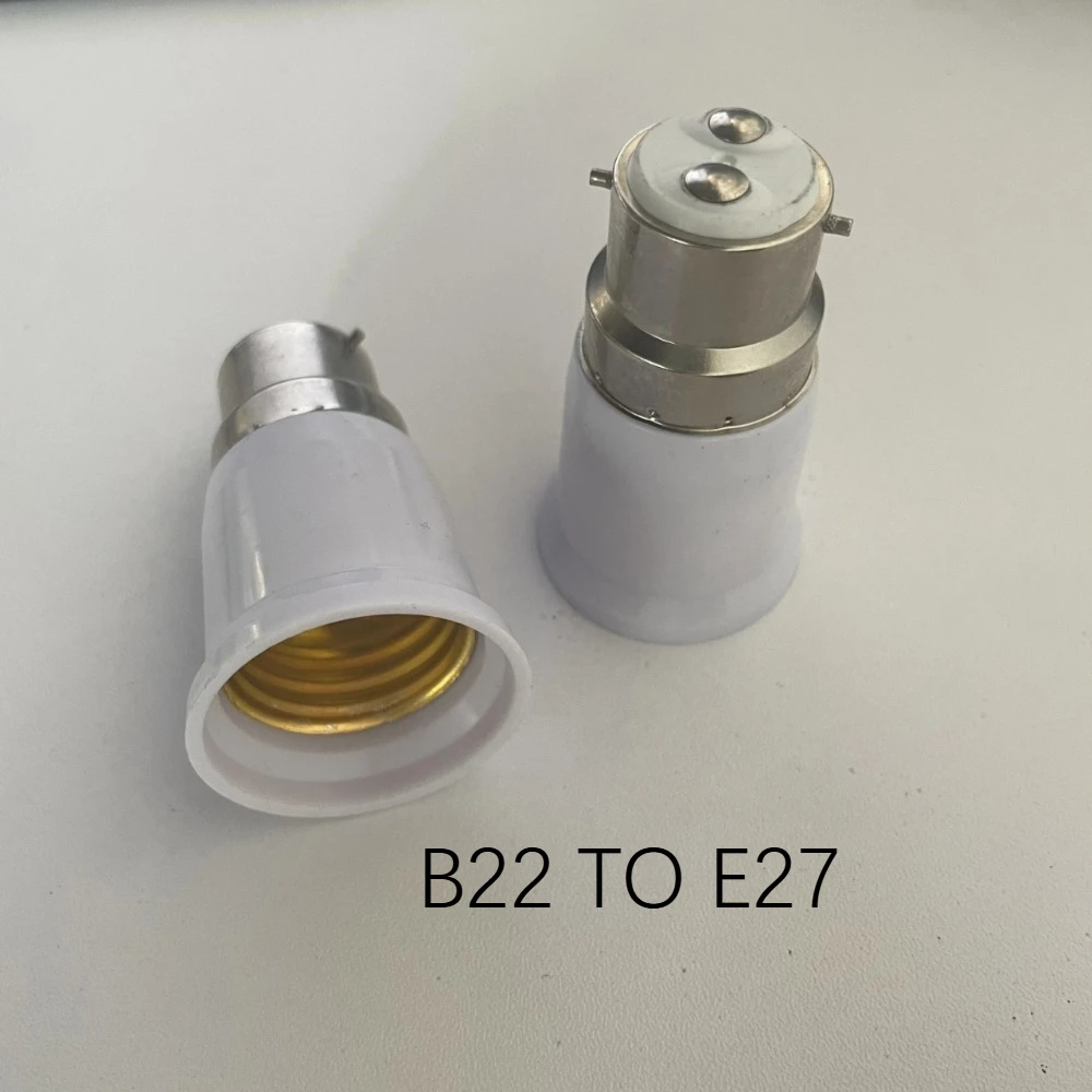 Adapter Gniazda Żarówki E27 Wysokiej Jakości Podstawa Lampy Konwerter Ognioodporny Oprawka PC do Żarówek LED, Szmaragdowych i Reflektorów