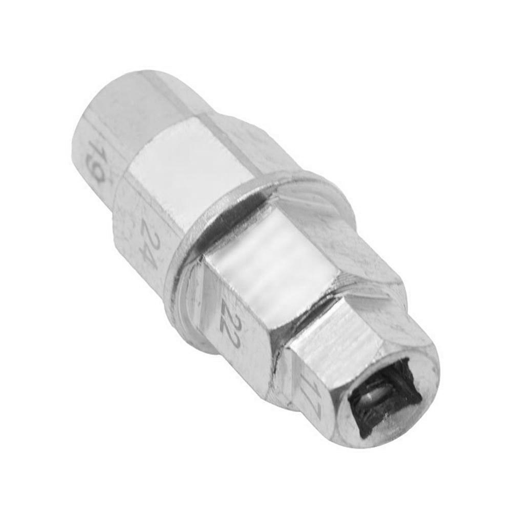Motorbike Wheels Steel Motorcycle Front Axle Socket Driver Spanner Spindle Sleeve Auto Hex Key 17mm 19mm 22mm 24mm Wrench Socket