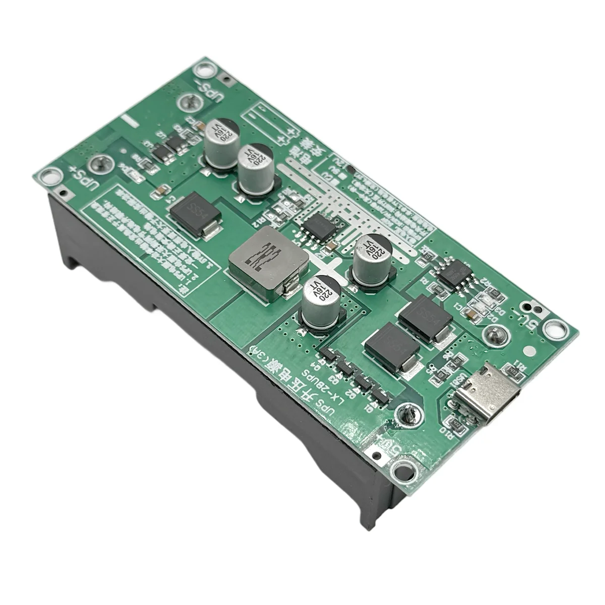 Type-C 15W 3A 18650 Lithium Battery Charger Module DC-DC Step Up Booster Fast Charge UPS Power Supply / Converter 5V 9V 12V