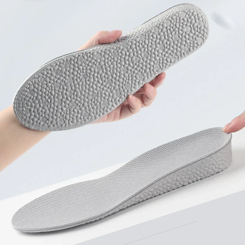 2PCS Heightening Insole Invisible Unisex Women Heighten Insert Cushion Pads EVA Lifting Insole Heel Arch Support Taller Cushion