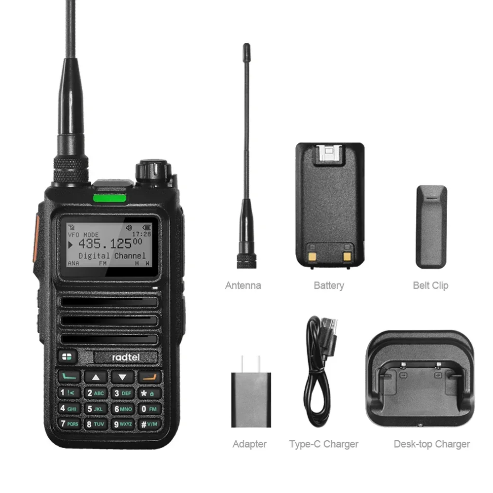 Radtel RT-4D DMR วิทยุดิจิตอล Walkie Talkie Dual Mode Analog Two Way วิทยุ Dual Time Slot วิทยุ 1024 ช่อง