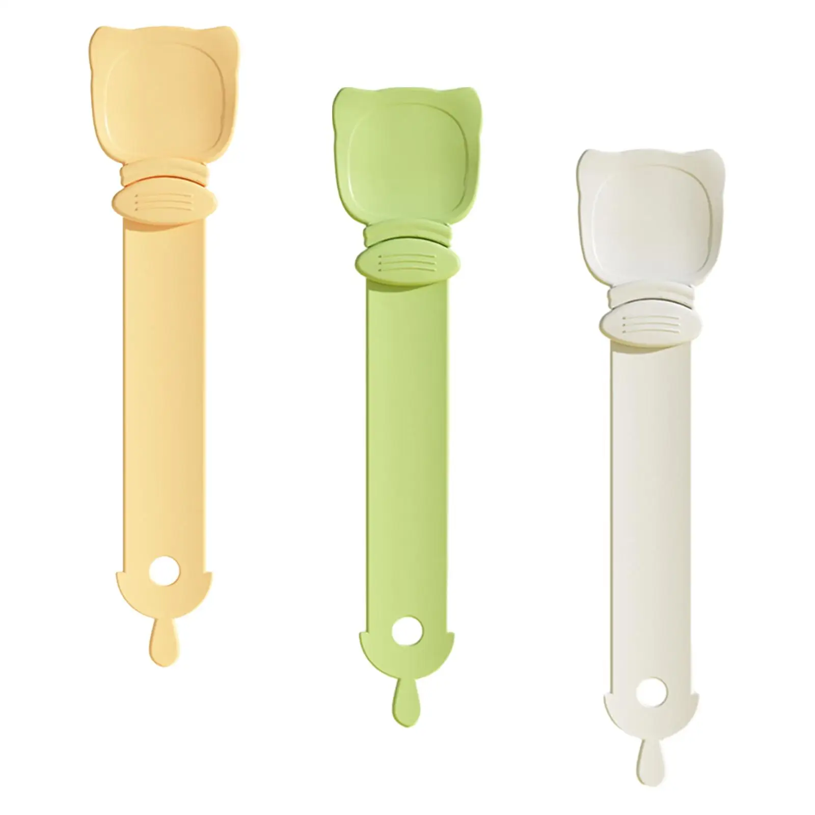 Cat Strip Squeeze Spoon Easy to Use Portable Multi Use Easily Press Pet Canned Spoon Kitten Licking Spoon Pet Food Spoons