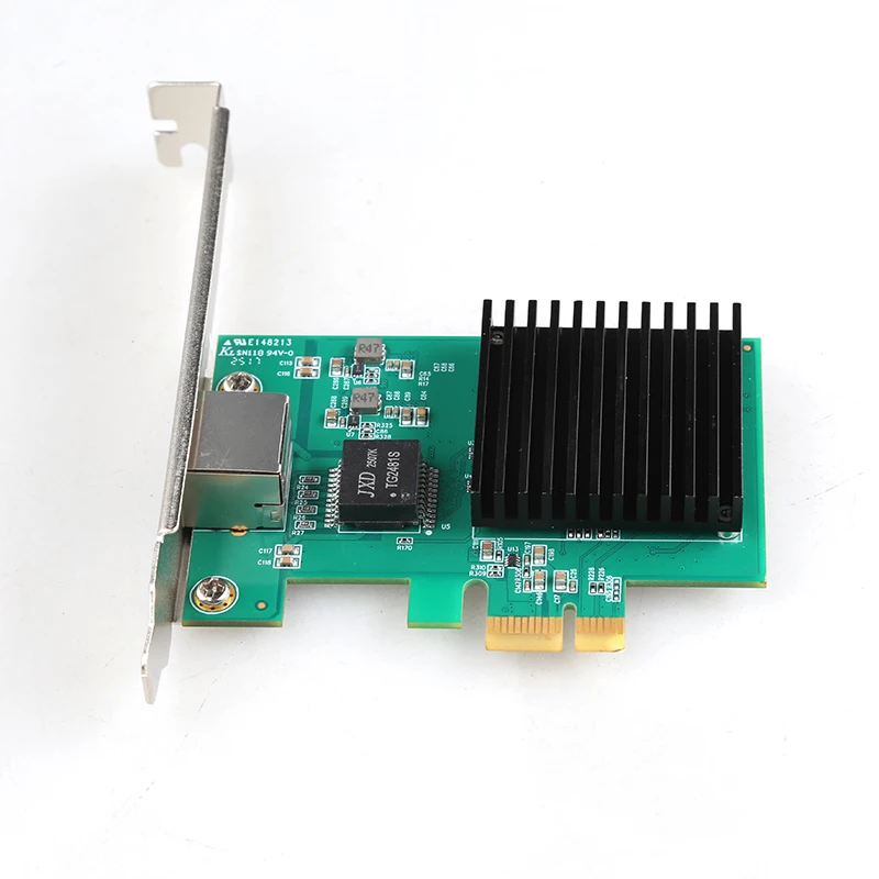 Placa de rede ethernet pcie 10g de 1 porta PCIe4.0-1X 10g rj45 placa lan para realtek8127 (pxe) velocidades de rede multi-gigabit