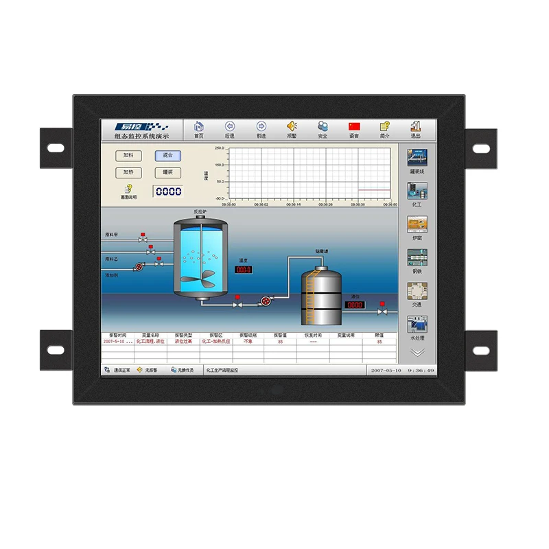 15 17 Inch Industrial Computer Tablet Panel PC All in One PC Core i3-4120U with Resistive Touch Screen Built-in WiFi win10pro