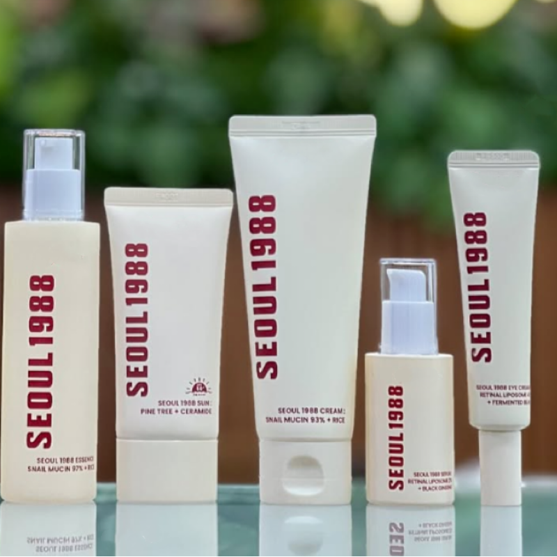Seúl 1988 Juego de cuidado de la piel coreano Caracol Mucín Cuidado del contorno de ojos Vitamina C Retinol Eliminación de ojeras Seúl 1988 Cosméticos Coreanos