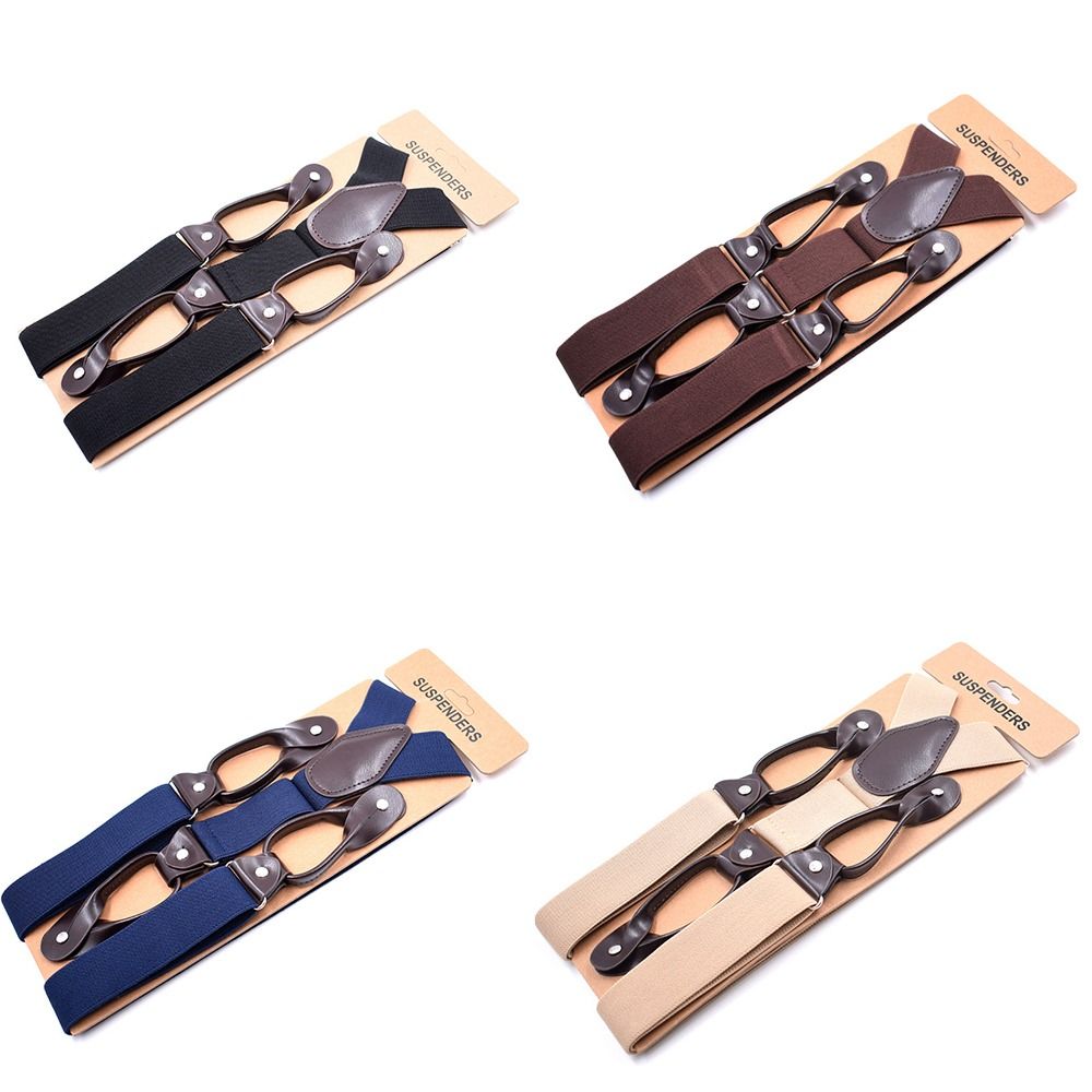 남녀공용 빈티지 트림 단추 끝 Y자형 바지 스트랩, 벨트 브레이스 멜빵, 탄성 브레이스, 조절 가능한 스트랩 클립 파티