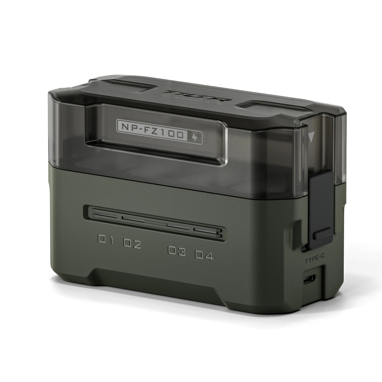 TILTA Camera Battery Portable Charging Station for Sony NP-FZ100/NP-FW50, for LUMIX DMW-BLK22, EN-EL15, LP-E6, NP-W235(4 Channel