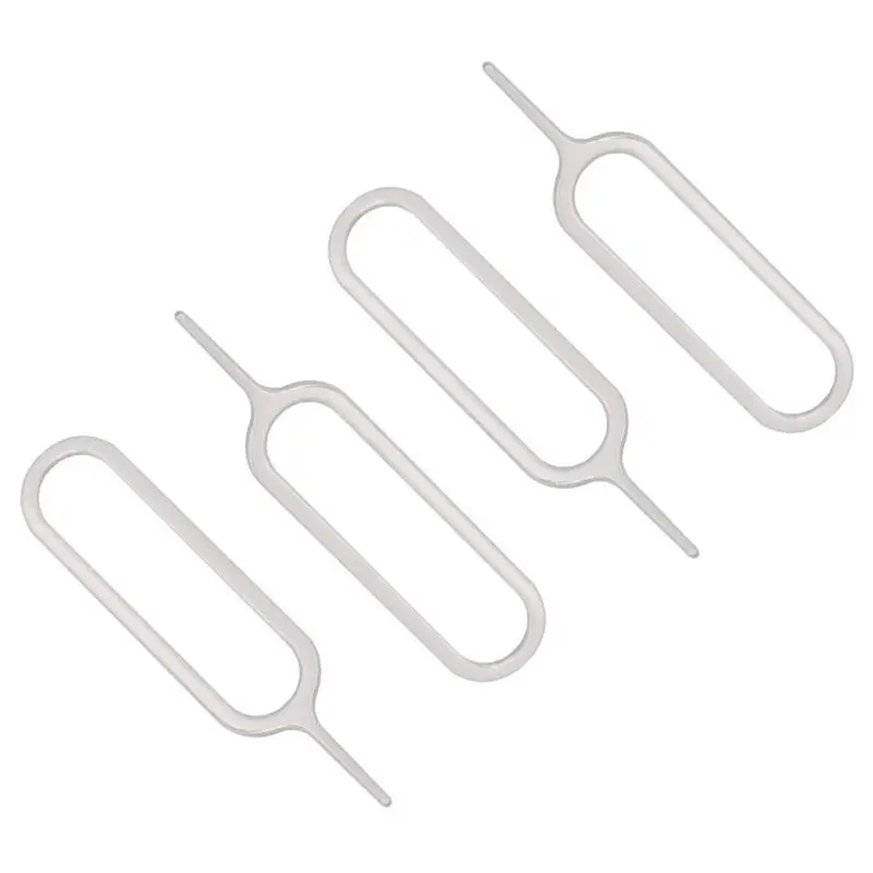 10pcs Anti-Lost Eject Sim Cards Tray Open Pin Needle Key Tool Ejetor for IPhone IPad Mobile Smartphone SIM Remover Accessories