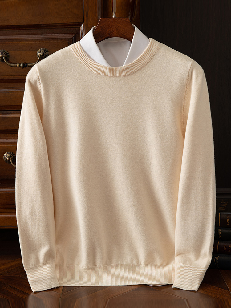 Lente Herfst Merinowol Trui Heren O-hals Lange Mouw Kasjmier Truien Trui Vrouwelijke Kleding Grace Tops