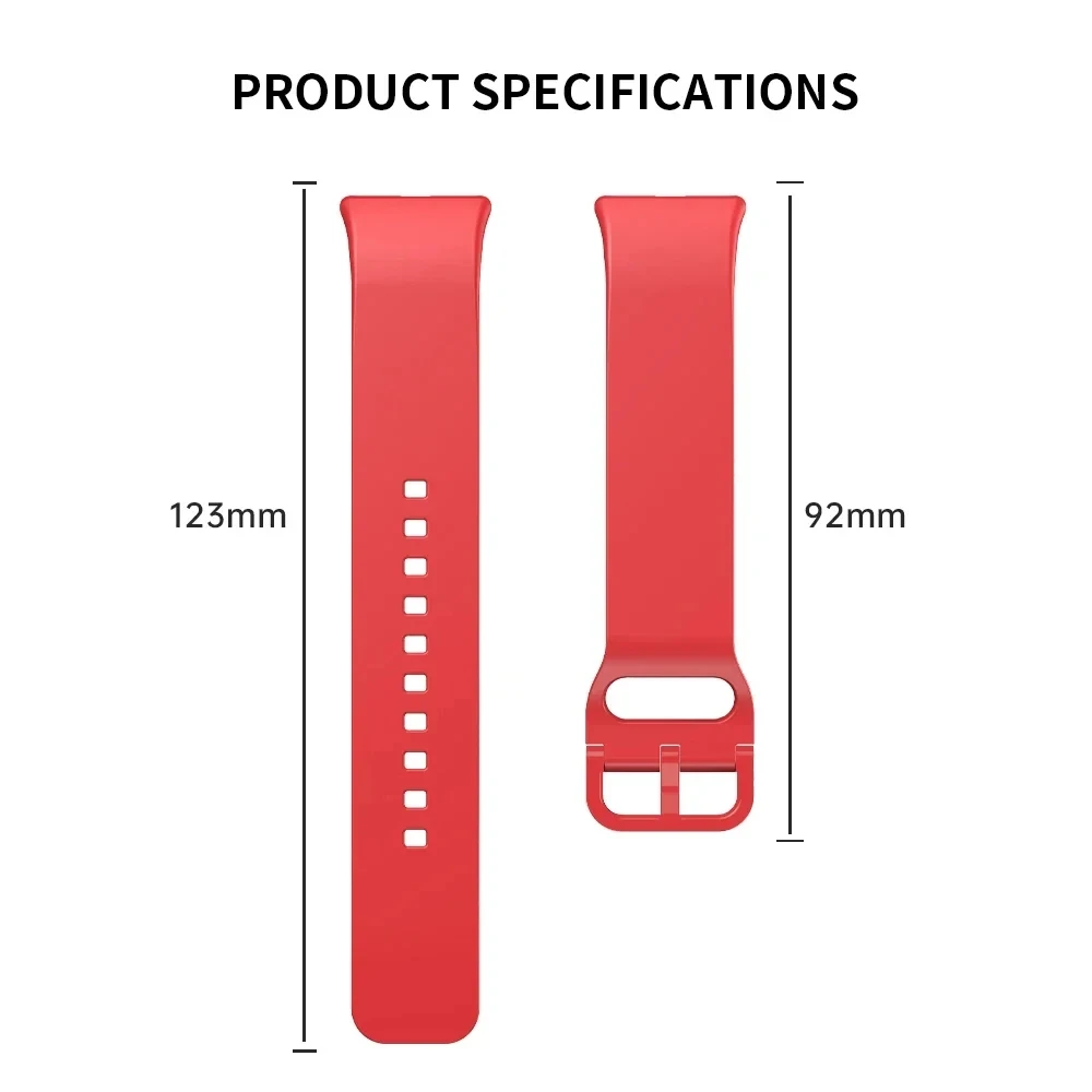 Pasek silikonowy do zegarka Samsung Galaxy Fit 3 Wymiana bransoletki Sportowy pasek do zegarka do akcesoriów Samsung Galaxy Fit3