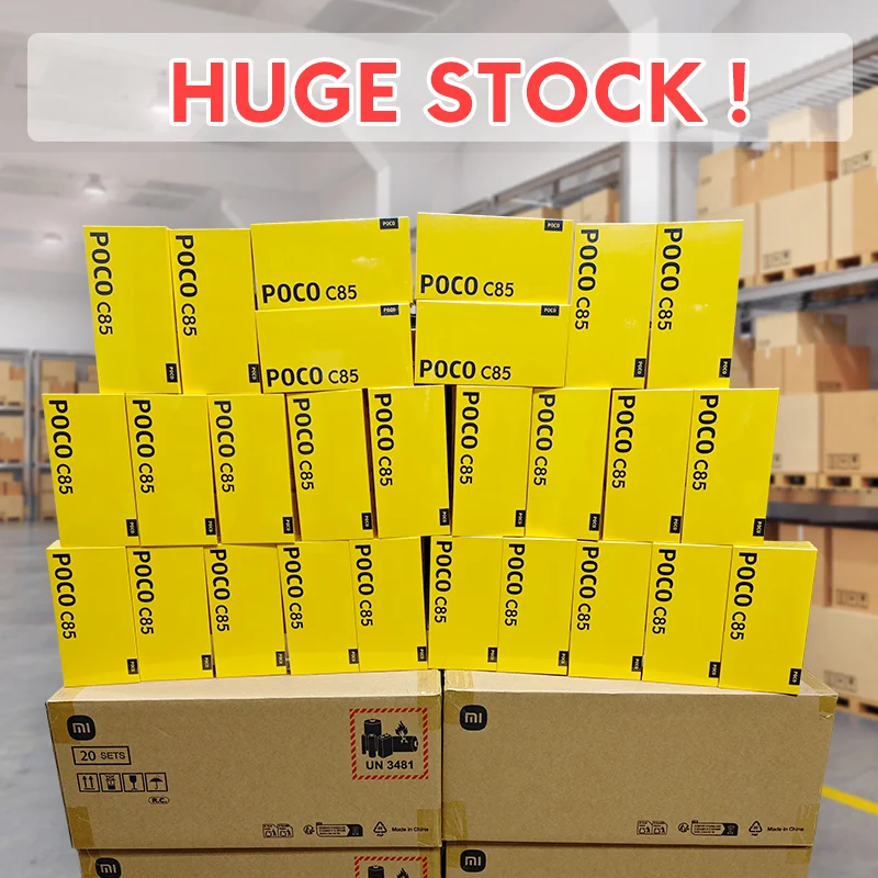 【World Premiere】POCO C85 Global Version Smartphone 128/256GB Helio G81-Ultra 6000mAh battery 6.9" display 50MP Camera 33W NFC