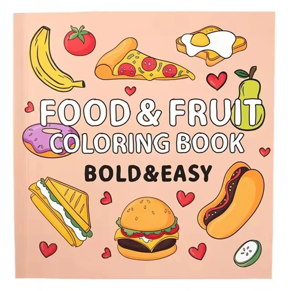 スペクターぬりえブック FOOD DRINKAA&AWEETS 大人とティーン向け 愛らしい不気味な生き物の絵画ギフトが特徴