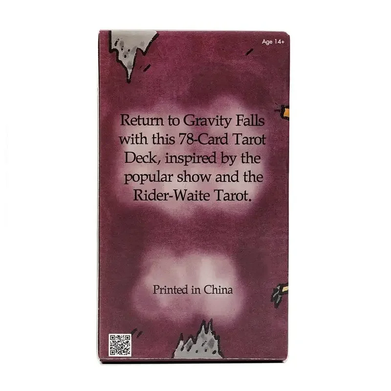 Cartas de Tarot misteriosas A 78 baraja Gravity Falls inspirado 78 baraja de cartas versión en inglés juegos de mesa de Tarot para principiantes Witchy