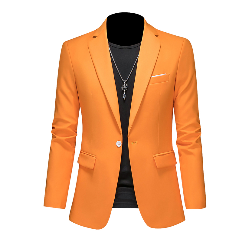 Plus Größe 6XL-M Mode Herren Einfarbig Anzug Jacke Hohe Qualität Business Slim Fit Casual Blazer Formale Soziale Hochzeit Smoking