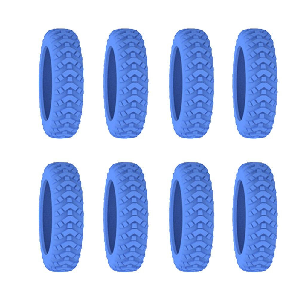 8 pezzi/set copertura protettiva per ruote per valigia con suono silenzioso copertura per rotelle per trolley in silicone scarpe con rotelle per bagagli da viaggio