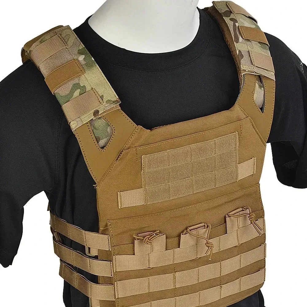 Tactical Vest Shoulder Pad 1PC Comfort Cushion with Nylon Mesh for FCPC JPC Carrier MOLLE Hiking Backpack Strap Pad