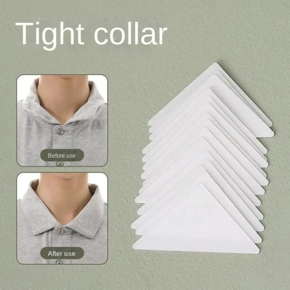 Anti-roll Fixo Shaping Collar Adesivo, Colarinho Shaper Descartável, Polo T-Shirt Stand, Tidy Adesivos