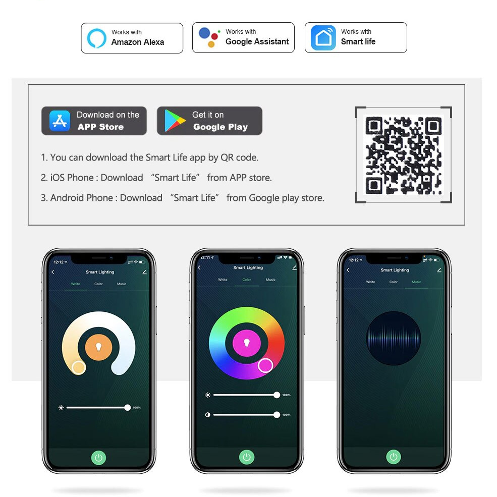 18W 15W Tuya Zigbee E27 Led Glühbirne WiFi Smart Led Lampe RGB+CW+WW Led-lampen funktionieren mit Alexa Amazon/Google Assistant Home