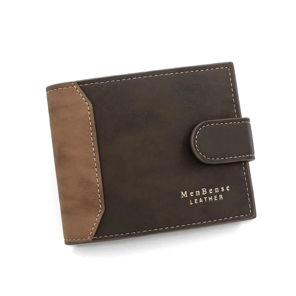 Men's wallet, frosted men's wallet, three colors to choose from