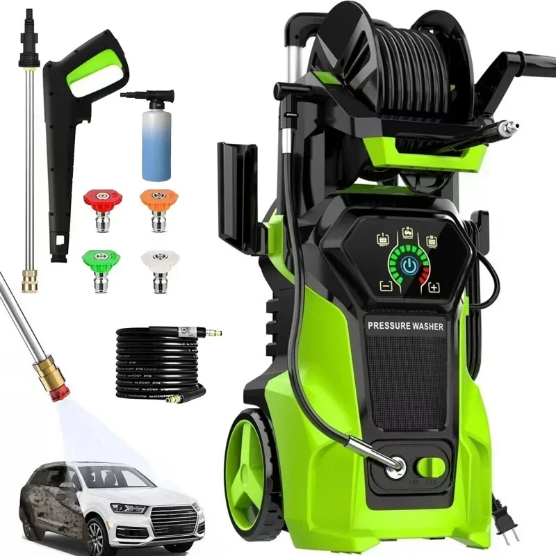 2025 New Electric Pressure Washer 4800 PSI 3.2 GPM High Power Washer with 4 Different Tips, 1800W Pressure Cleaner Machine for,