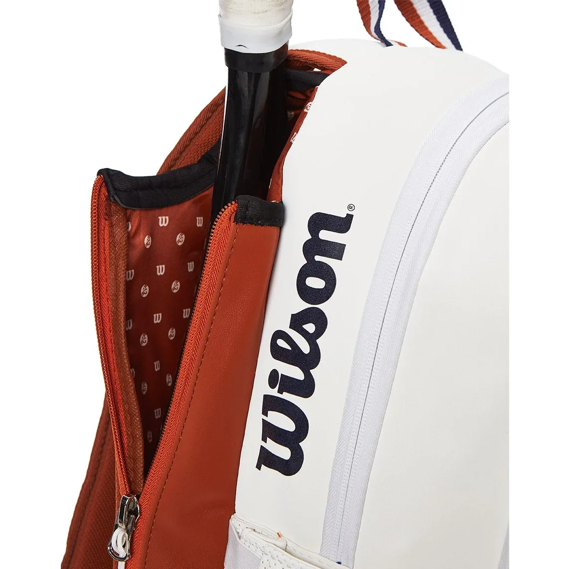 Wilson Roland Garros - Clay TENNIS กระเป๋าเป้2-Racket MAX กับช่องท่องเที่ยวที่ระลึกไปเปิดที่ฝรั่งเศส