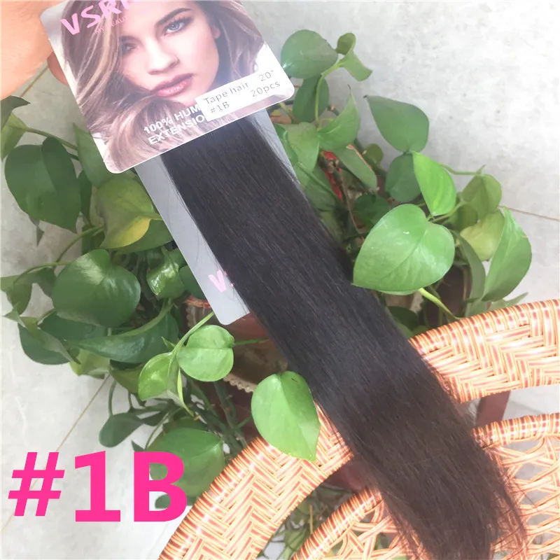 Vsr pop pu super fita na extensão do cabelo humano loira piano cor eua forte fita adesiva extensões de cabelo para salão de beleza