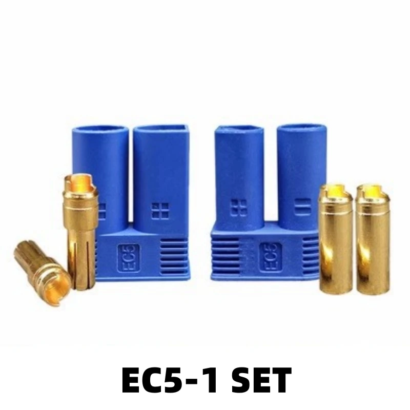 Hochverstärker-EC-Anschlüsse (10 A/25 A/50 A/100 A) – 500-V-Bananenstecker für Renndrohnen, FPV-Batterien – EC3 EC5 EC8