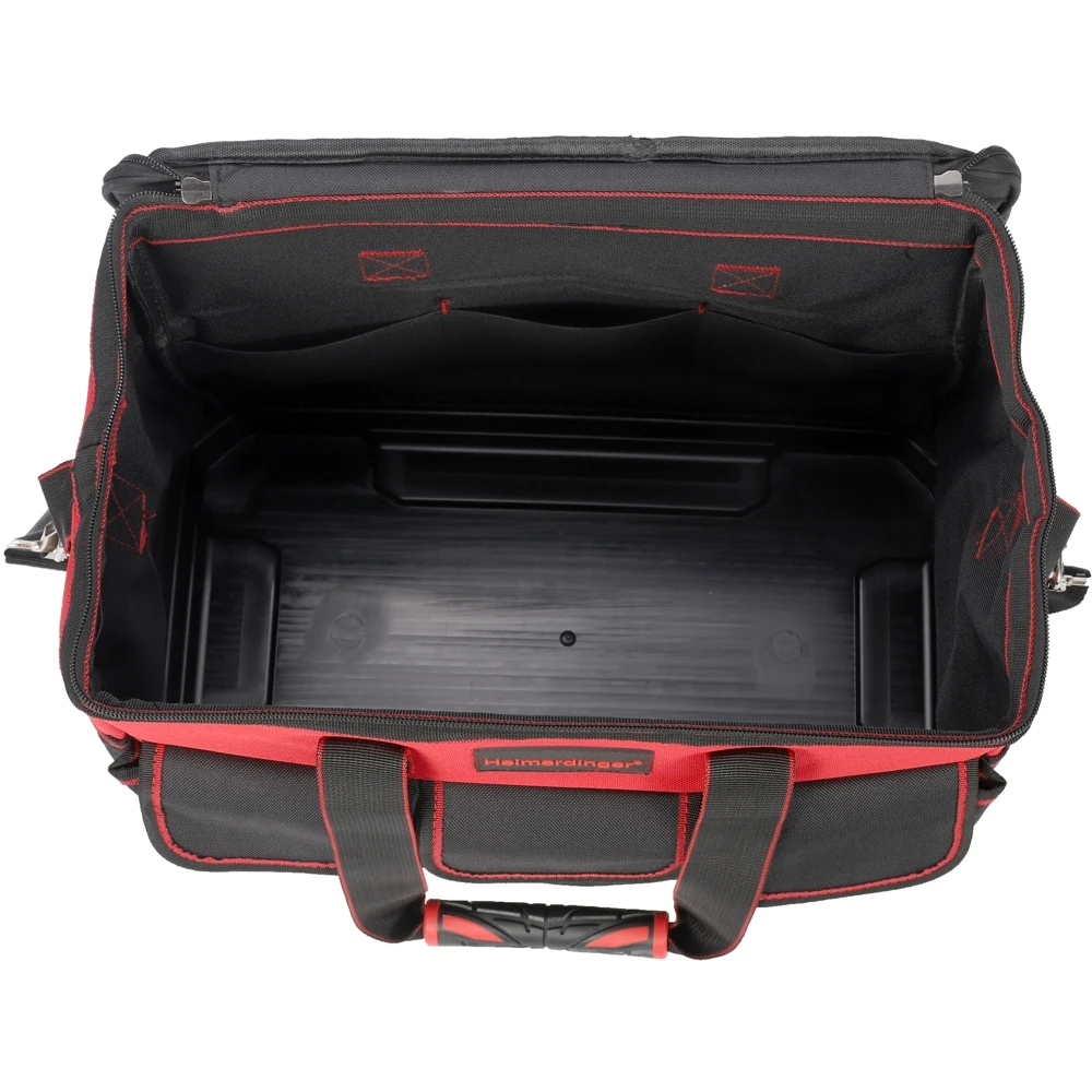 Portable 600D Oxford Tool Bag with Plastic Bottom Waterproof Durable Large Capacity Tool bag for Electrician Woodworker
