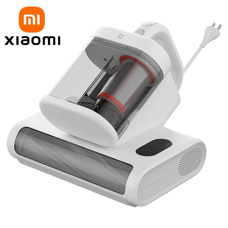 XIAOMI MIJIA Aspiradora de ácaros de polvo 2 Pro, succión de 16 kPa, esterilización UV, secado con aire caliente, 3 modos de limpieza, detección inteligente de ácaros ​