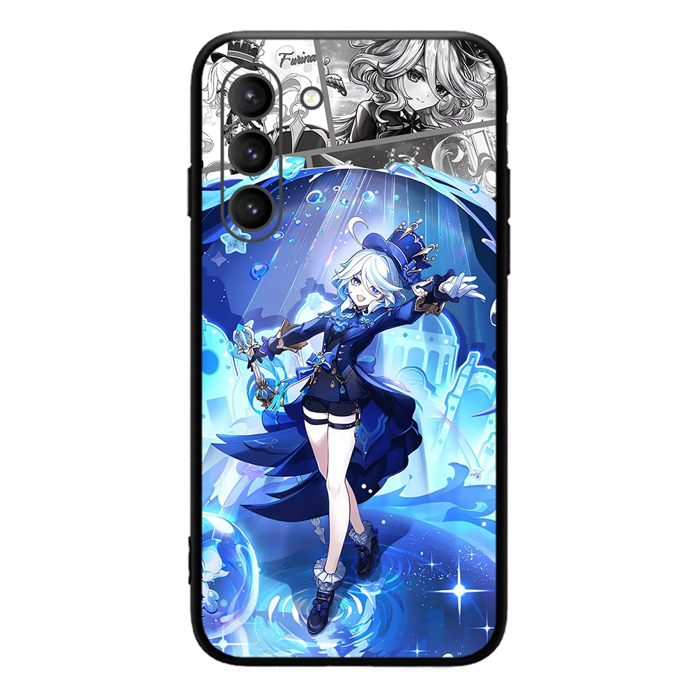 Furina Genshin Impact Hydro Archon Character 5 Stars Phone Case for SAMSUNG Galaxy S23 Ultra S22+ S21 FE S20 A54 Note20Plus A53