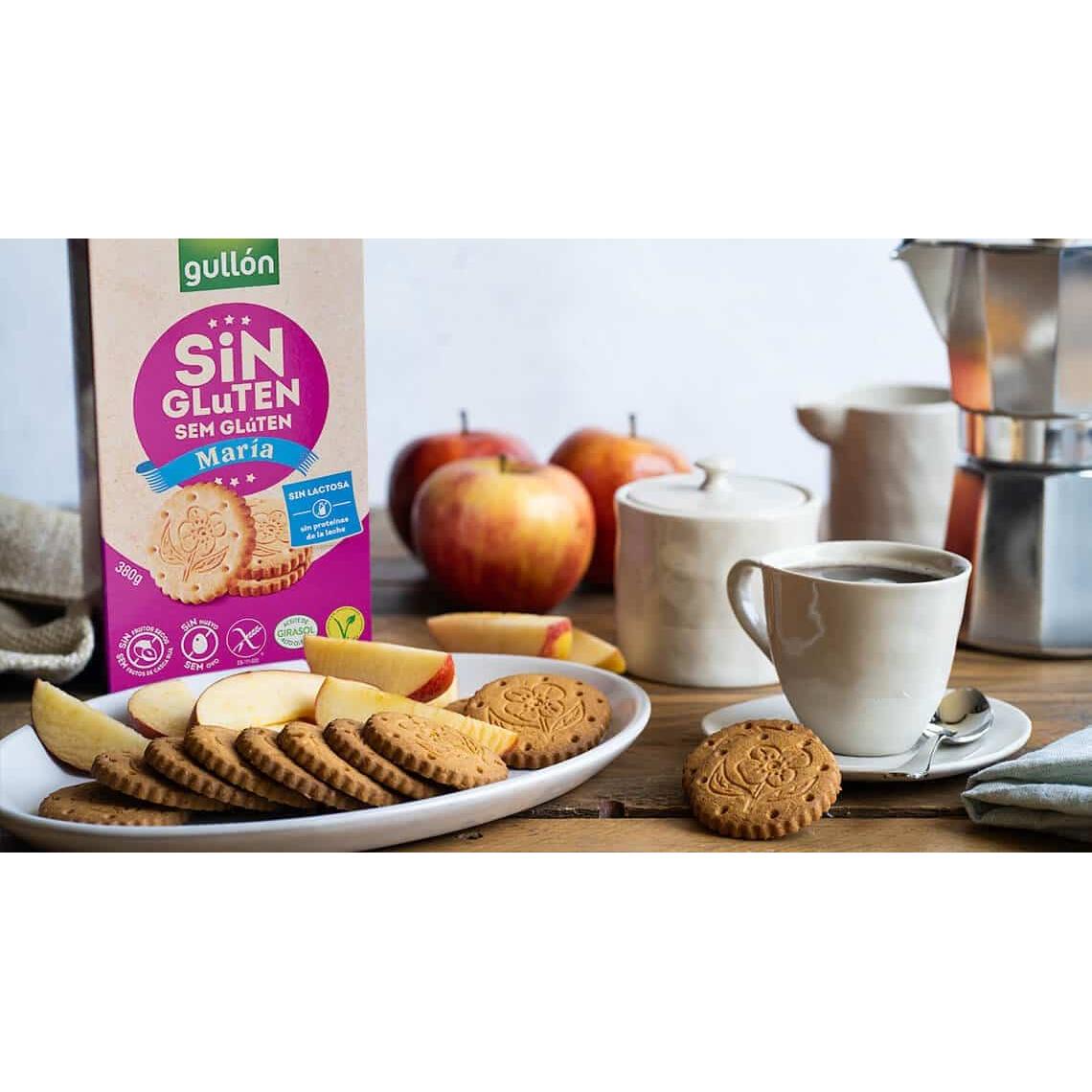 Biscoitos Sem Cultivados Gullle, Sem Aninhamento, Embalagem de 2 ou 10 Caixas de 380g Cada
