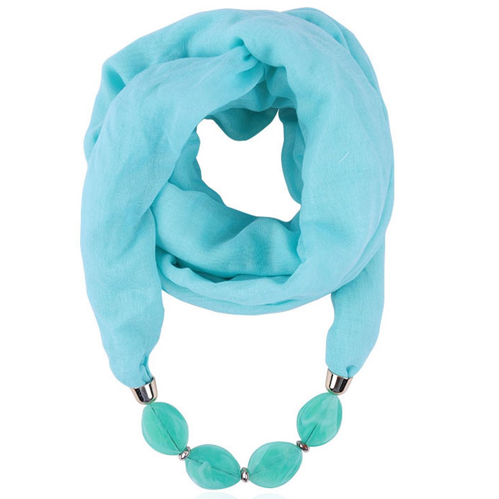 Collar de lino y algodón para mujer, bufanda con colgante, collar suave de estilo étnico, bufanda de diseñador de moda, collar de joyería étnica, bufanda