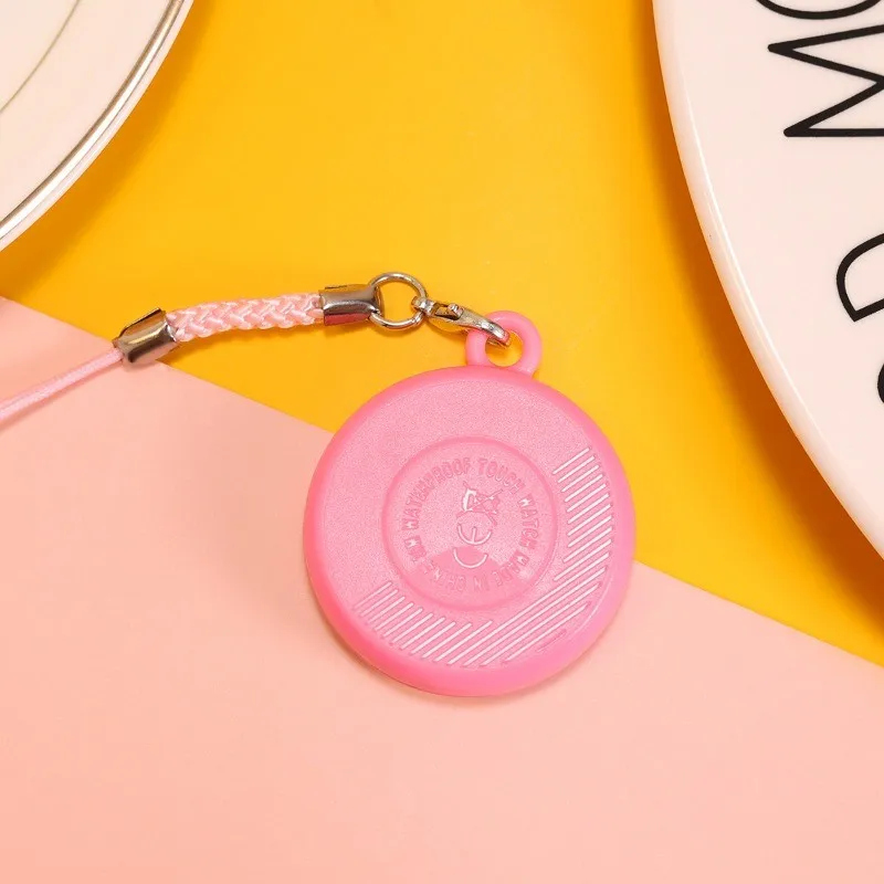 Kreative Anhänger-LED-Uhr, einfache elektronische Touch-Uhr mit Anhänger für Grundschüler