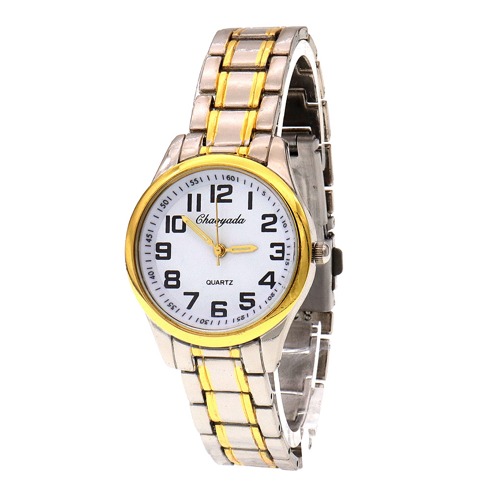 Alta qualidade feminino relógios masculinos relógio de pulso de quartzo relógio de ouro pai mãe presentes grande número relógio analógico digital dropshipping