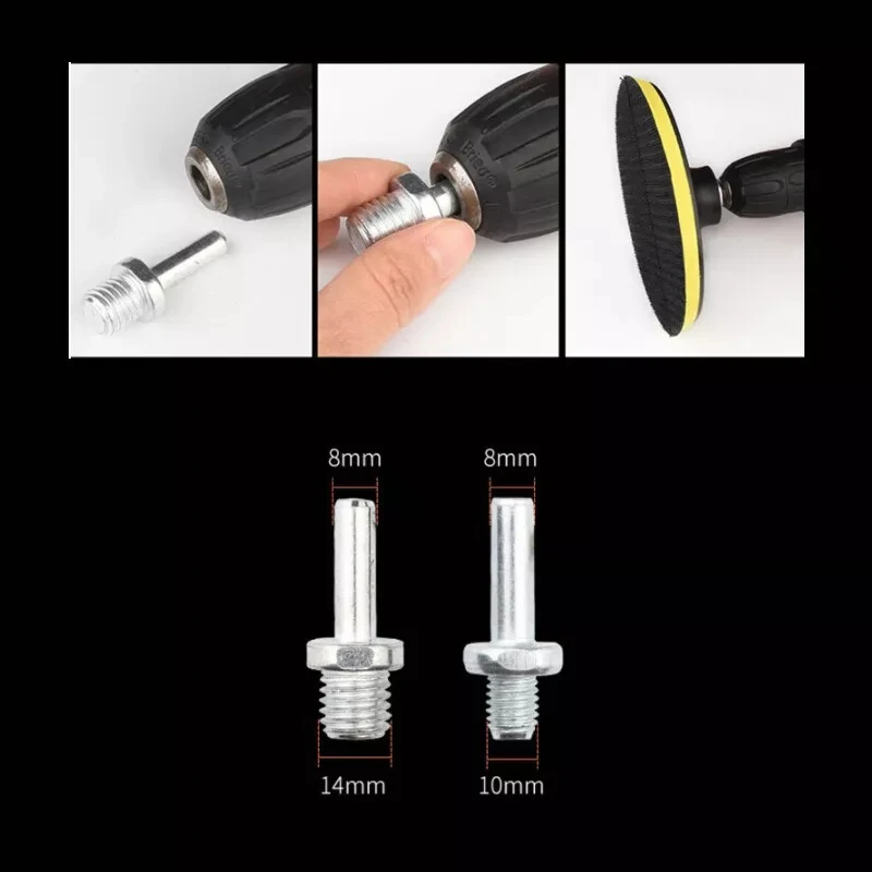 3/4/5/6/7inch 80/100/125/150/180mm Backing Pad Sanding Holder Disc Hook & Loop M10 M14 for Angle Grinder Sander Sanding Disc