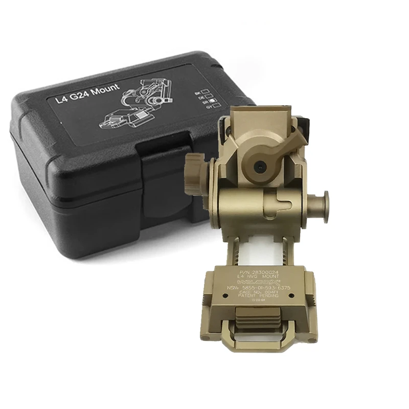 Metalen L4 G24 L4G24 NVG Wilcox Mount Bracket Houder Voor PVS15 PVS18 GPNVG18 Goggle Nachtzicht Stent Skip Fast OPS Helm Onderdelen