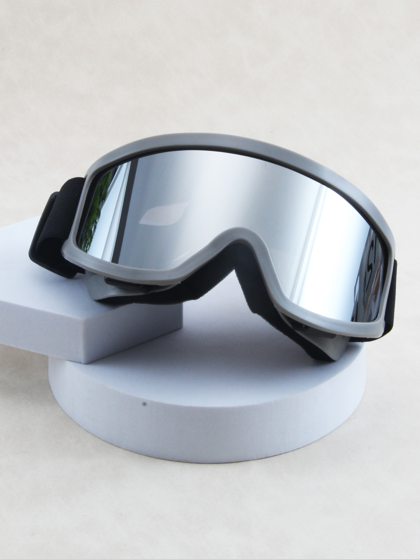 Dag- en nachtskibril uit één stuk met groot frame, gewatteerde winddichte single- en snowboardrijden, high-definition bergbeklimmen en