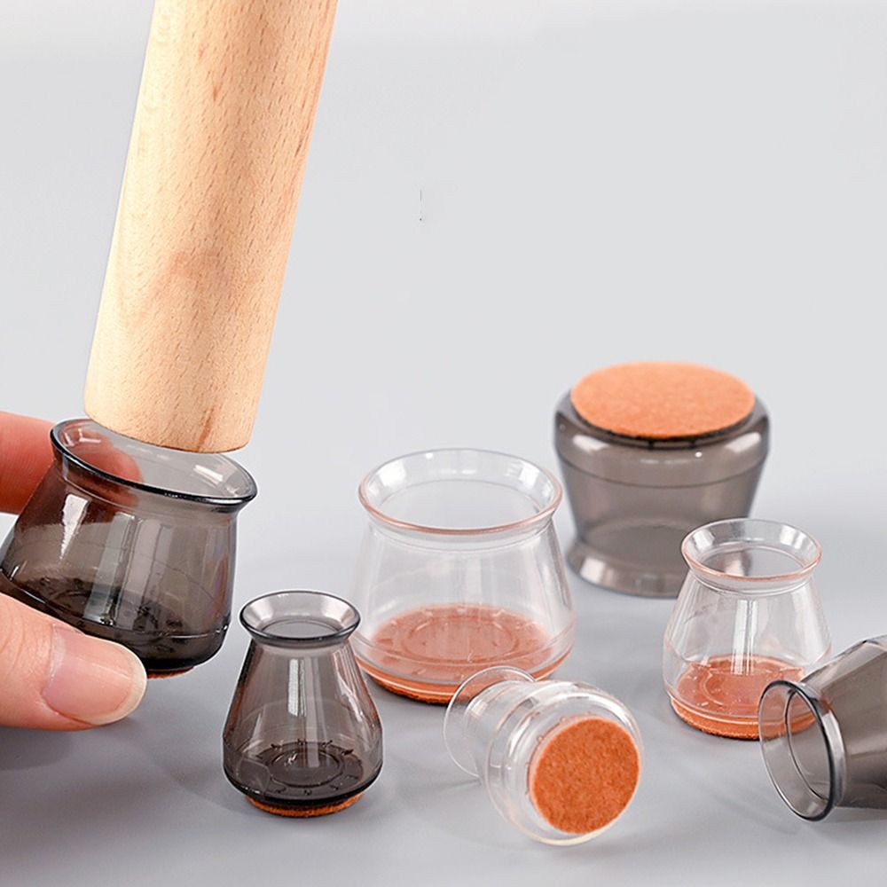 8 шт., силиконовые накладки на ножки стула, Нескользящие