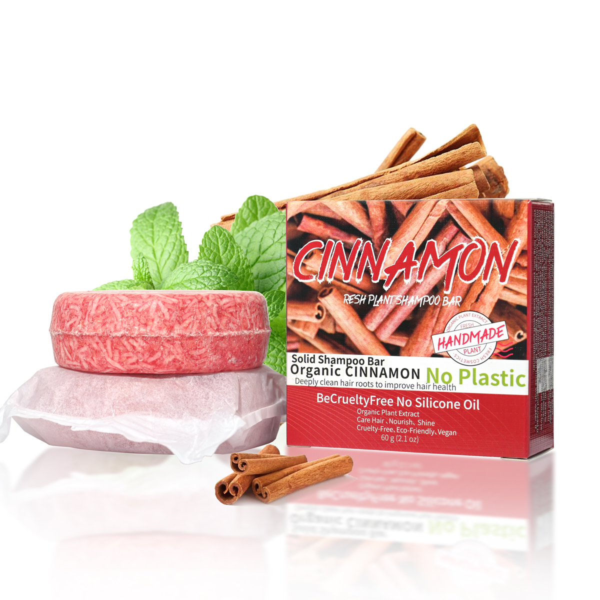 Private Label Cinnamon Essential Oil Shampoo Soap Handmade Soap Organic Natural Flavors Self Owned Packaging