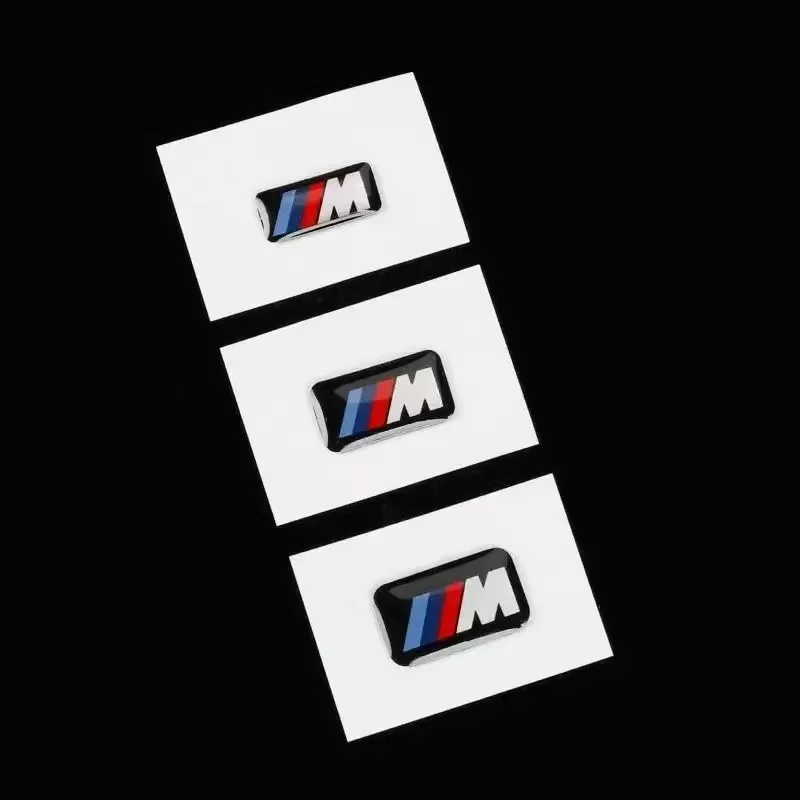 Insignia de Metal 3D para coche, decoración del salpicadero del volante, tapas de cubo, pegatina central para todos los logotipos BMW M E28 E30 E34 E36 E39 E46 E52 E93 F10