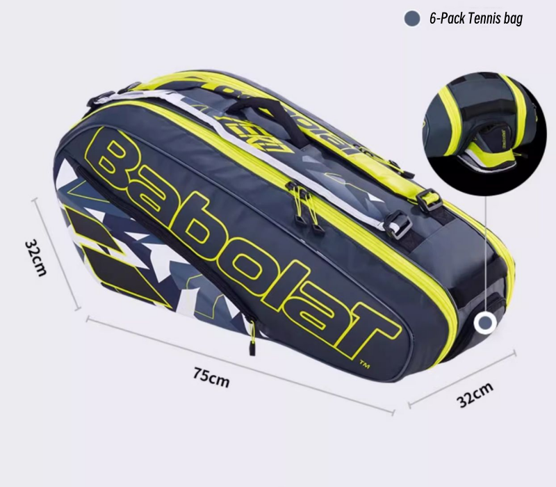 Original Babolat Tennis Racket Bag AERO Series Tennis Bag For 6/12 Racquets Tennis Backpack Sport Bag Mochila Raqueteira Tenis