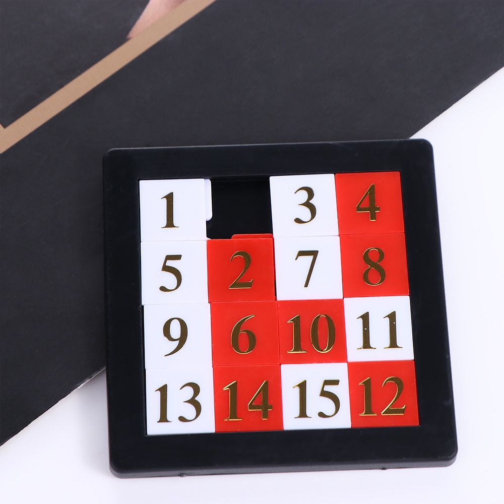 Adult Child Gifts Intelligence Puzzle Game Blocks Moving Sliding Toy Number Puzzles Toys Early Educational Toy Sliding Puzzle