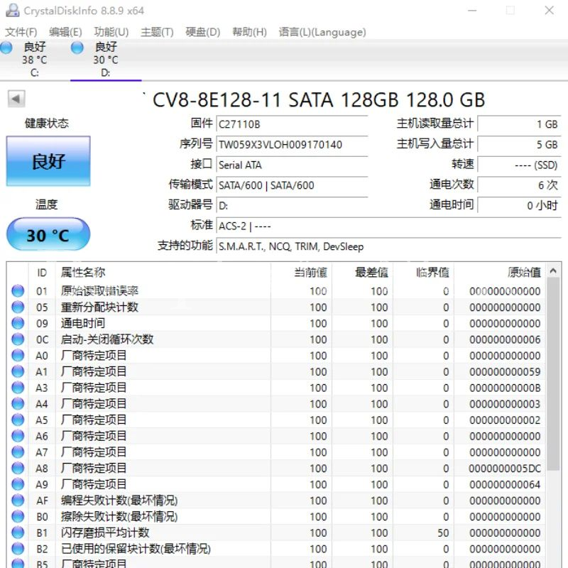 Festplatte cv8 128g sata ssd ngff m.2 ssd cv8 8 e128hp für liteon CV8-8E128-11 desktop laptop computer