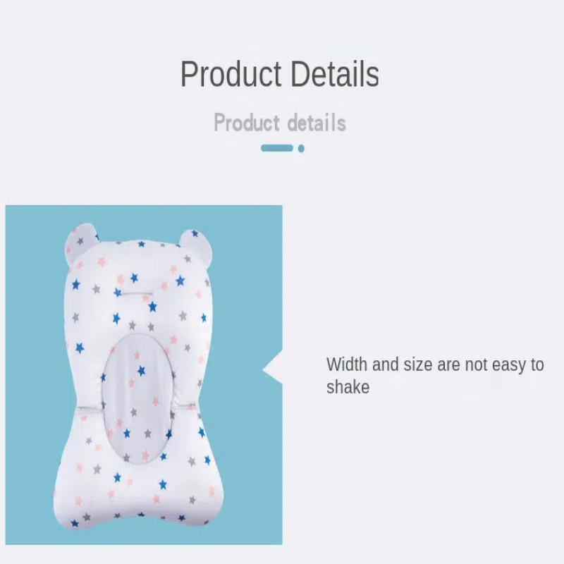 Baby Bad Sitz Unterstützung Matte Infant Anti-Slip Weichen Komfort Körper Kissen Faltbare Baby Badewanne Pad Stuhl Neugeborenen Badewanne kissen