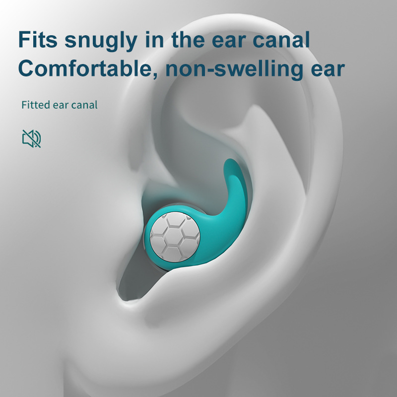 Anti-Noise Earplug Triple Layer Silicone Ear Protector Noise Filter Sleep Swimming Canceling Noise Waterproof Mute Earplugs Box
