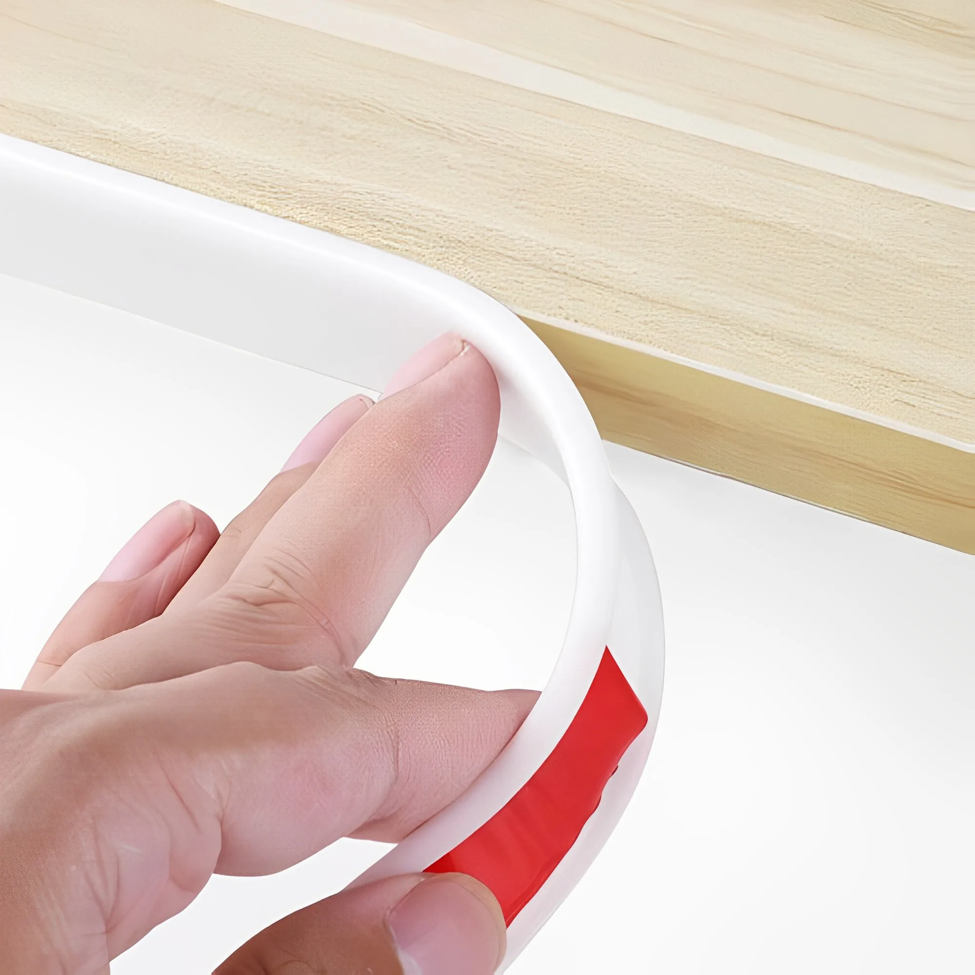 5M U-Shape Edge Banding Strip Self Adhesive Edging Protector for Furniture TPE Veneer Corner & Edge Safety Guards Table Cabinet