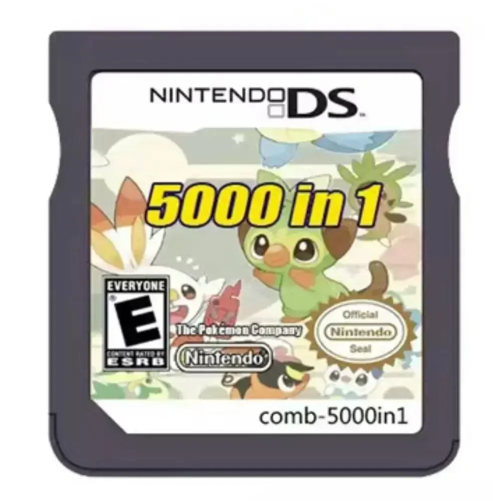 5000 in 1 Zusammenstellung DS NDS 3DS 3DS NDSL Spielkassette Karte Videospiel Handheld Player