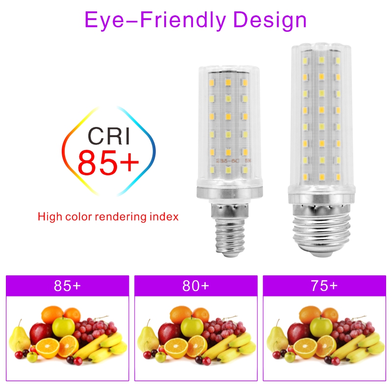 Real Power LED Maisbirne 5W 7W E27 E14 Glühbirne 60/80LEDs SMD2835 220V-240V LED Lampe Home Dekoration Kronleuchter Kerzenlicht