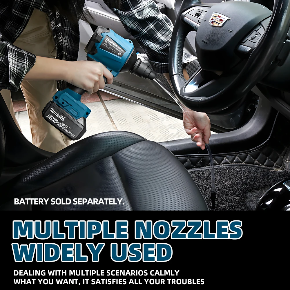 Makita power tools makita 18v battery tools DAS180 high-power air dust removal gun for blowing dust in narrow spaces power tools